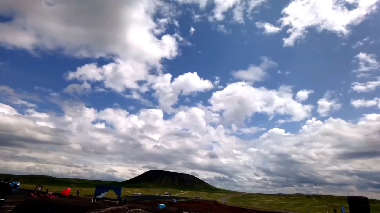 实践拍摄乌兰哈达火山群