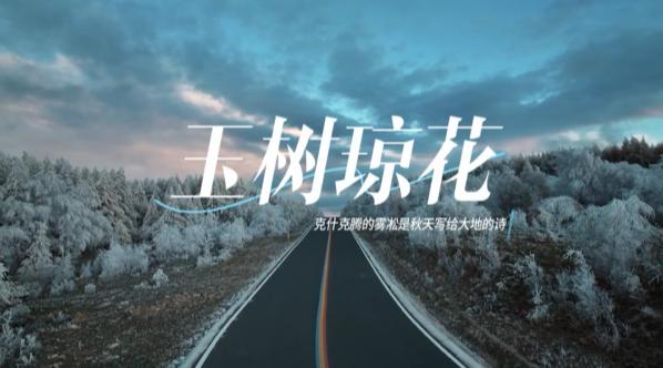 克什克腾旗：玉树琼花 雾凇映山林